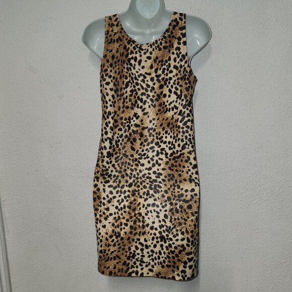The Arte by Zenana ** short shift/dress with animal print in size Large  NWOT - Picture 5 of 8